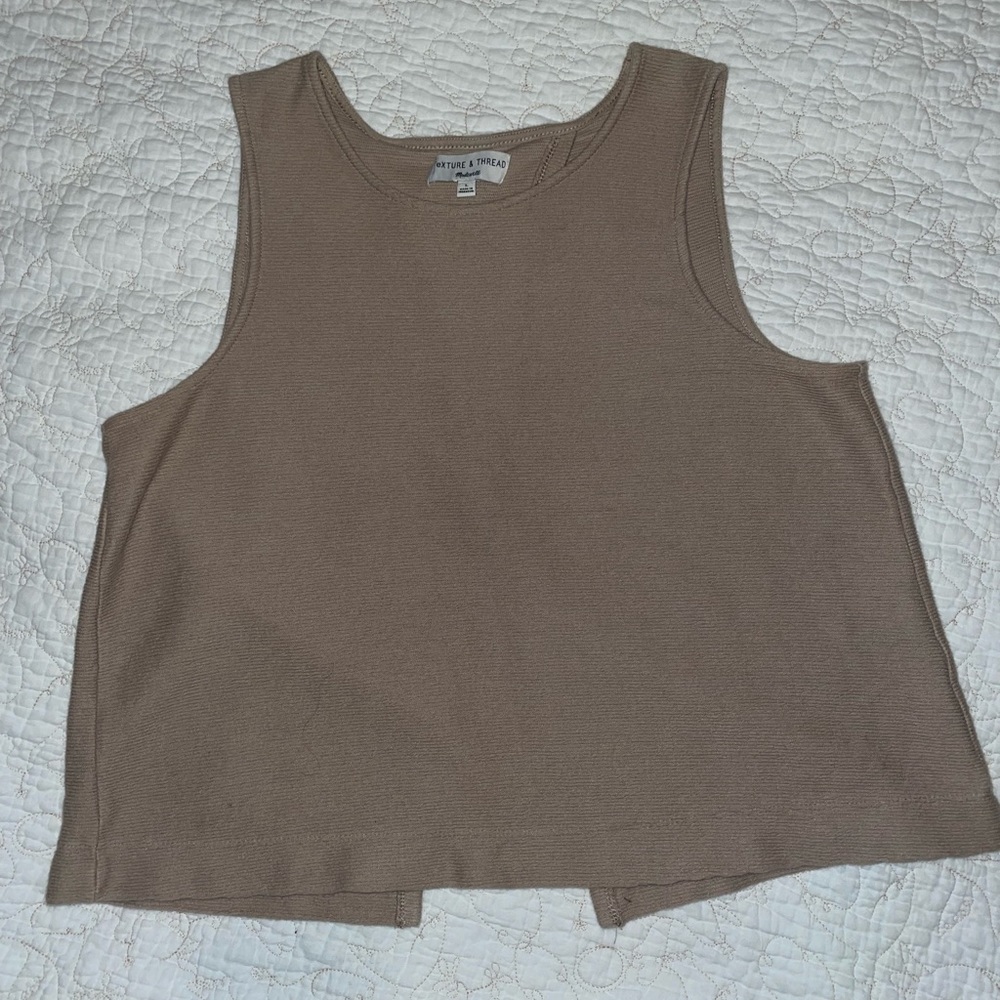 Texture & Thread Open Back Tank